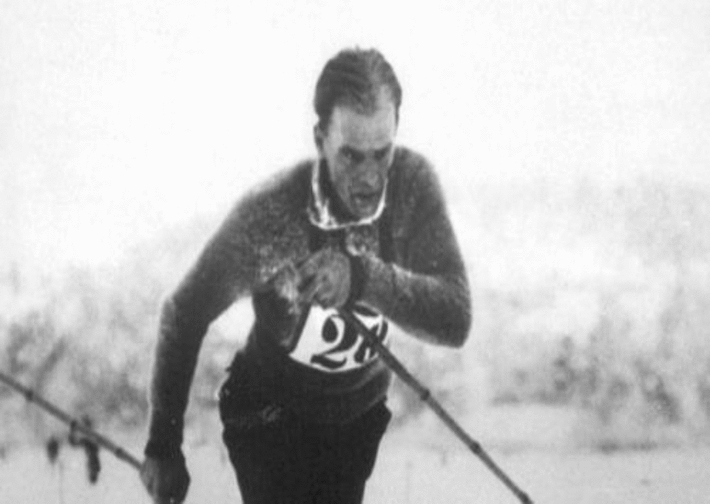 Призёры по лыжному двоеборью на олимпиаде Шамони-1924